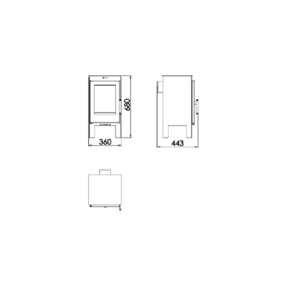 Poêle à bois Lys 6,3 kw – Image 3