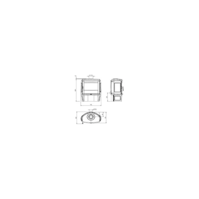 Poêle à bois Tahiti 7.7 kW – Image 3
