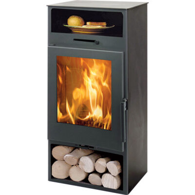 Poêle à bois avec chauffe plat NIJAR 6,3 kw – Image 4