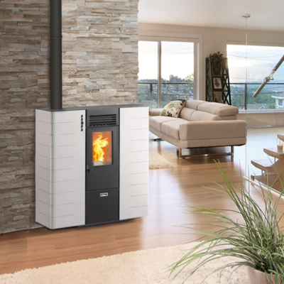 Poêle à granulés canalisable extra plat Fango 8 kw ETNA – Image 7